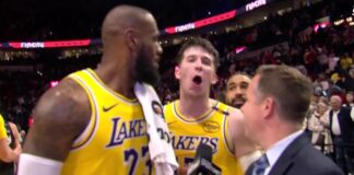 NBA: Austin Reaves broni LeBrona. Chciał wbić szpilkę kibicom, ale chyba nie wyszło