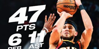 Wyniki NBA: 47 punktów Bookera. Bridges na zwycięstwo, powrót Holmgrena