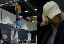 NBA: Groźny upadek po efektownym wsadzie Bronny’ego