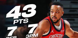 Wyniki NBA: Herro sam przeciwko Mavs, 43 punkty McColluma, świetny duet Powell-Harden