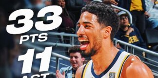 Wyniki NBA: Popis Haliburtona, uraz Sochana, Pistons kończą serię Celtics