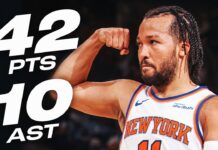 Wyniki NBA: 42 punkty Brunsona, dobry mecz Sochana, triple-double Jokicia i Thompsona