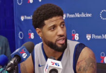 NBA: Kolejne problemy Paula George’a. Fani Sixers już się martwią