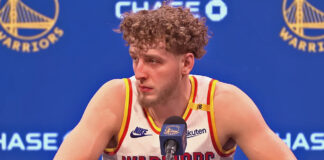 NBA: Podziemski się nie kryje. Warriors reagują na jego żądania wobec Curry’ego i Greena