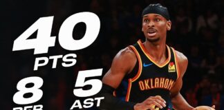 Wyniki NBA: 40 punktów Shaia przeciwko Jokiciowi, zwycięski rzut Kawhia w dogrywce