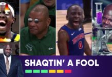 NBA: Jeden zapomniał o wyniku, a drugi oddać rzut! Beczka śmiechu w nowym Shaqtin’ A Fool!