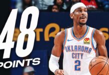 Wyniki NBA: Game-winner Poole’a, 48 punktów Gilgeousa-Alexandra