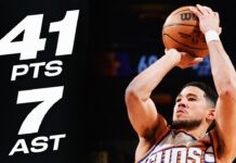 Wyniki NBA: 41 punktów Bookera, zwycięski rzut Cunninghama, trzecia z rzędu porażka Cavs