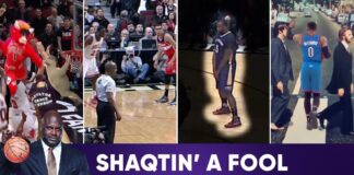 NBA: Bolesny spacer Westbrooka i komediant Perkins! Najlepsze wpadki w historii w nowym Shaqtin’ A Fool!