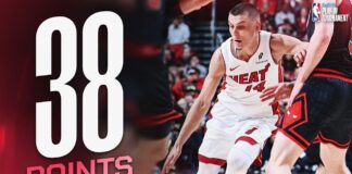 Wyniki NBA: 38 punktów Tylera Herro, Anthony Davis poprowadził Mavericks