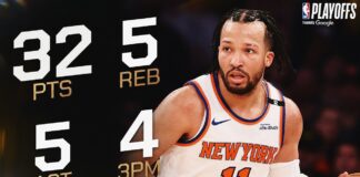 Wyniki NBA: 32 punkty Brunsona, fatalny Haliburton! Knicks powalczą o Game 7