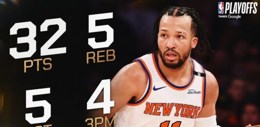 Wyniki NBA: 32 punkty Brunsona, fatalny Haliburton! Knicks powalczą o Game 7