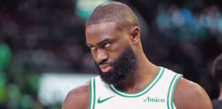 NBA: Jaylen Brown grał z poważnym urazem