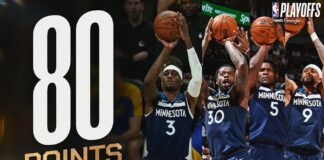 Wyniki NBA: Warriors bezsilni bez Curry’ego! Odpowiedź Timberwolves, kontuzja Edwardsa