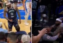 Cousins nie wytrzymał i chciał się bić. Kibice oblali go piwem