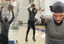 NBA: Tak wygląda trening 40-letniego LeBrona Jamesa o 5 rano!