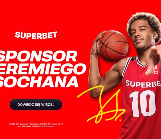 Jeremy Sochan gra z Superbet! Pierwsza w Polsce kampania 360 promująca odpowiedzialną grę
