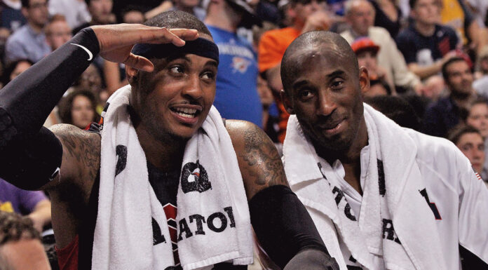 NBA: Carmelo Anthony miał grać z Kobe Bryantem w Lakers. Transfer był już dogadany!