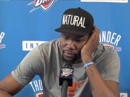 NBA: Kevin Durant nabija się z Oklahoma City Thunder