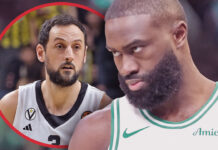 NBA: Jaylen Brown wybrał najtrudniejszego przeciwnika. A on akurat… kończy karierę!