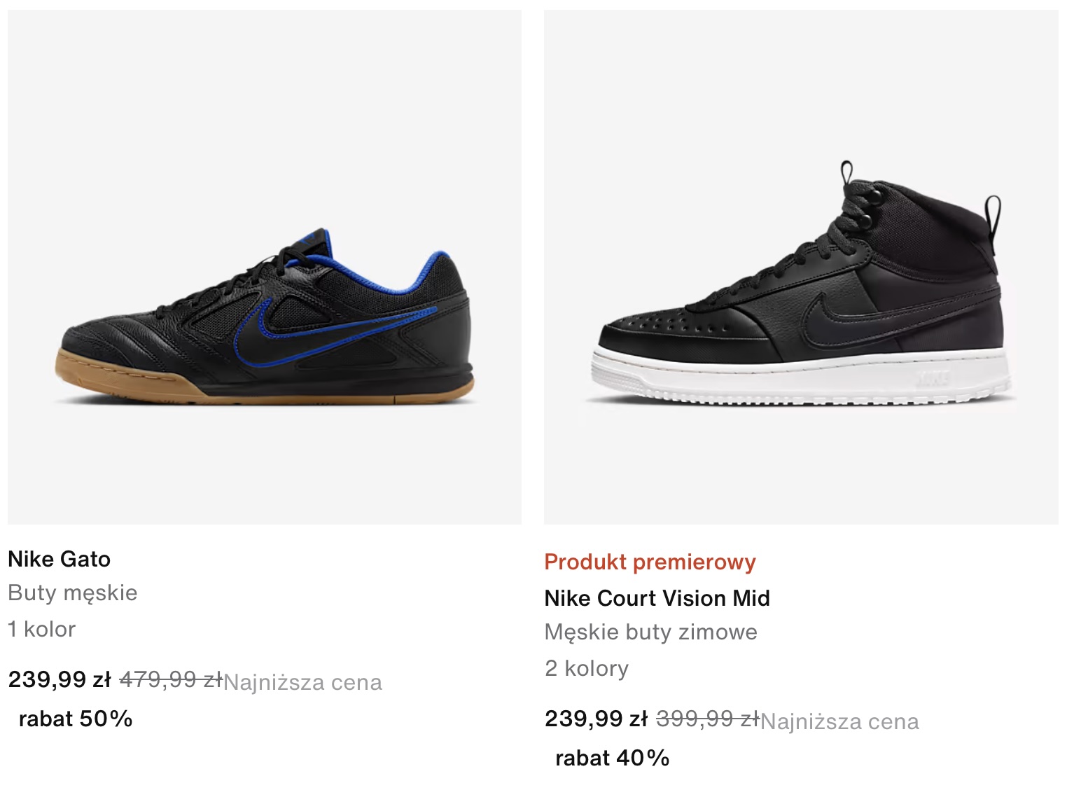 Tylko do wtorku! Duża wyprzedaż w oficjalnym sklepie NIKE!