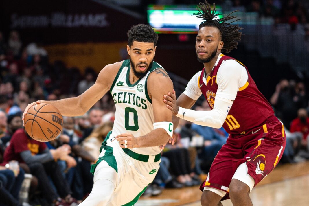 Jayson Tatum Darius Garland Boston Celtics Cleveland Cavaliers
