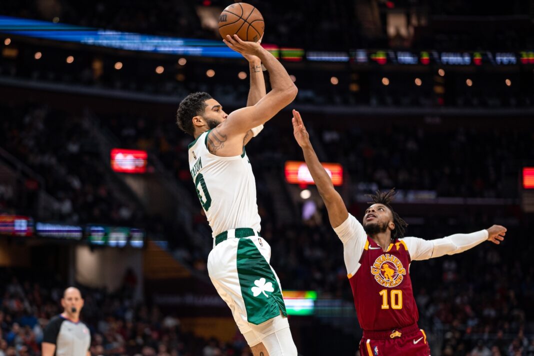 Jayson Tatum Darius Garland Boston Celtics Cleveland Cavaliers