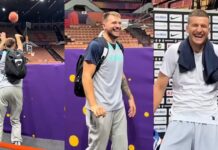 Nigdy nie zakładaj się z Luką Donciciem! Nagraliśmy jego niewiarygodne rzuty na treningach!