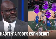 NBA: Pierwsze Shaqtin’ A Fool po przeprowadzce do nowej stacji