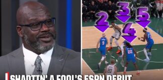 NBA: Pierwsze Shaqtin’ A Fool po przeprowadzce do nowej stacji