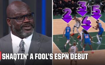 NBA: Pierwsze Shaqtin’ A Fool po przeprowadzce do nowej stacji