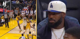 NBA: LeBron James aż wstał z miejsca po tym wsadzie Bronny’ego! (WIDEO)