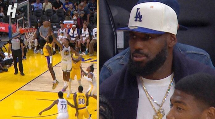 NBA: LeBron James aż wstał z miejsca po tym wsadzie Bronny’ego! (WIDEO)