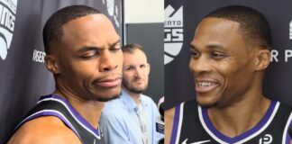 NBA: Ostatni sezon Westbrooka? Ta mina mówi wszystko