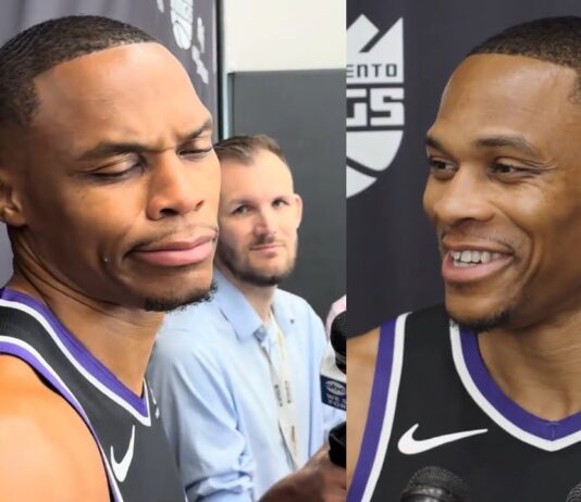 NBA: Ostatni sezon Westbrooka? Ta mina mówi wszystko