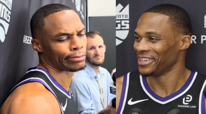 NBA: Ostatni sezon Westbrooka? Ta mina mówi wszystko