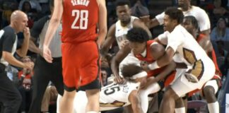 NBA: To tylko preseason, a już taka bójka! Posypały się ciosy