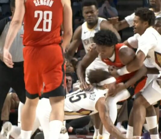 NBA: To tylko preseason, a już taka bójka! Posypały się ciosy