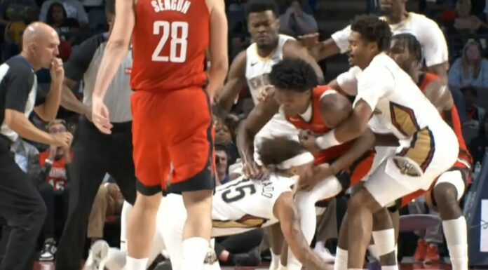 NBA: To tylko preseason, a już taka bójka! Posypały się ciosy