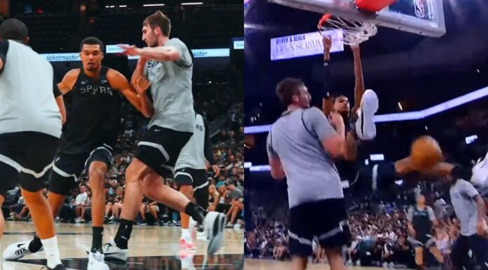 NBA: Wembanyama wrócił do gry! Ależ go poprzestawiał (WIDEO)