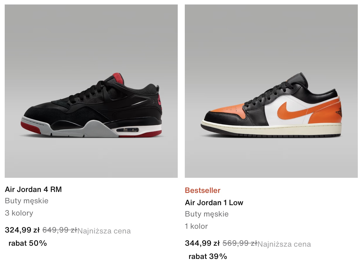 Największa w tym roku wyprzedaż w oficjalnym sklepie NIKE!