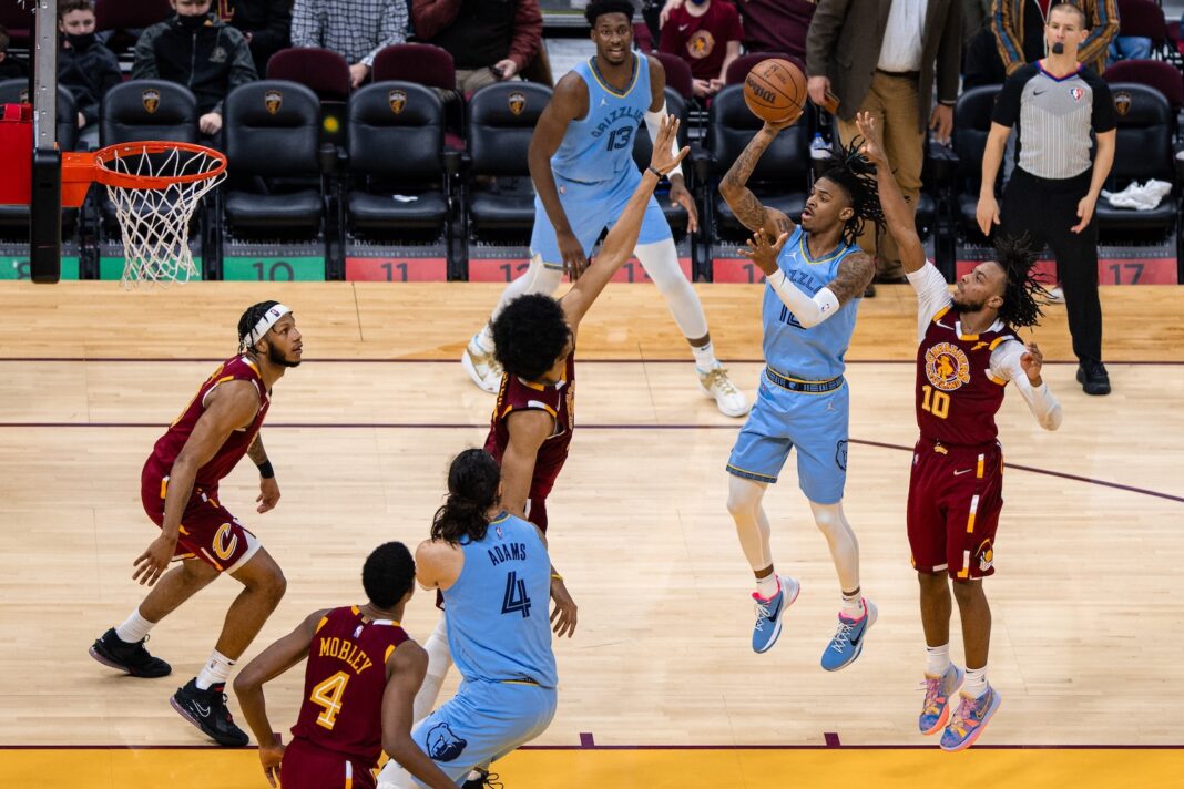 Ja Morant Darius Garland Memphis Grizzlies NBA