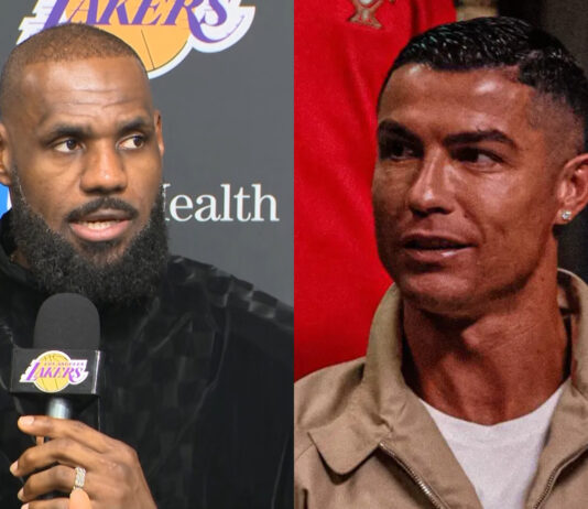 NBA: Cristiano Ronaldo jednocześnie podziwia i naśmiewa się z LeBrona