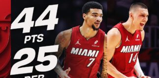 Wyniki NBA: udany powrót Herro, katastrofalna końcówka Timberwolves z Kings!