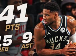 Wyniki NBA: 41 punktów Giannisa, a Bucks wygrali z Bulls. 37 Edwardsa. 15 minut Sochana