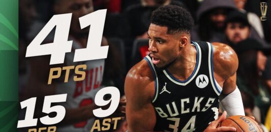 Wyniki NBA: 41 punktów Giannisa, a Bucks wygrali z Bulls. 37 Edwardsa. 15 minut Sochana