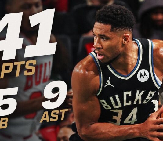 Wyniki NBA: 41 punktów Antetokounmpo w zwycięstwie z Bulls. 15 minut Sochana