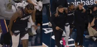 NBA: Zagrał dopiero drugi mecz w sezonie. Po siedmiu minutach spotkał go taki pech
