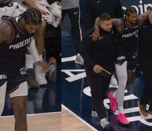 NBA: Zagrał dopiero drugi mecz w sezonie. Po siedmiu minutach spotkał go taki pech