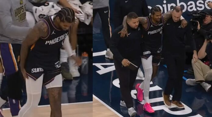 NBA: Zagrał dopiero drugi mecz w sezonie. Po siedmiu minutach spotkał go taki pech